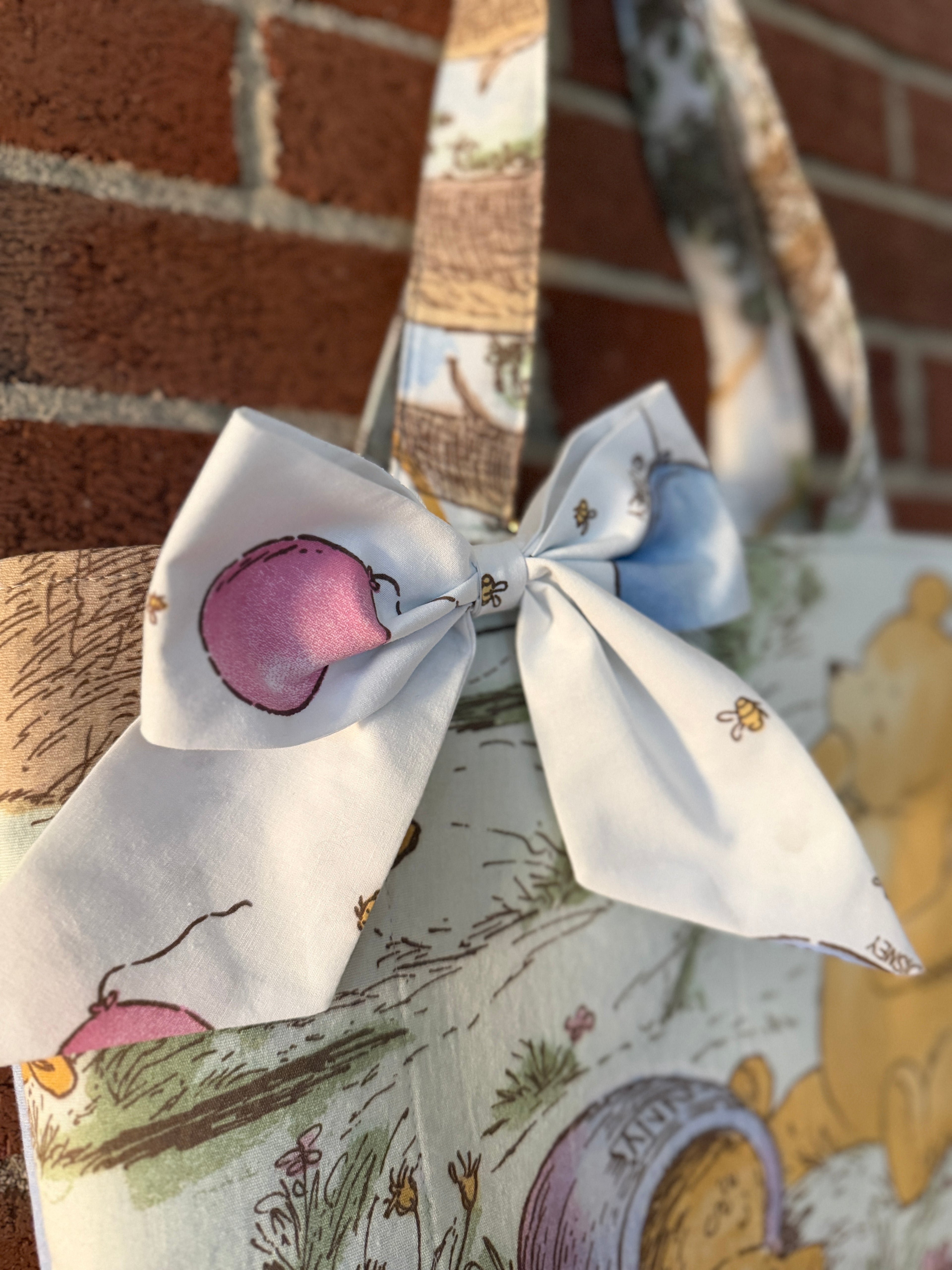 Hundred Acre Wood • Vintage Winnie the Pooh Quilted Tote Bag