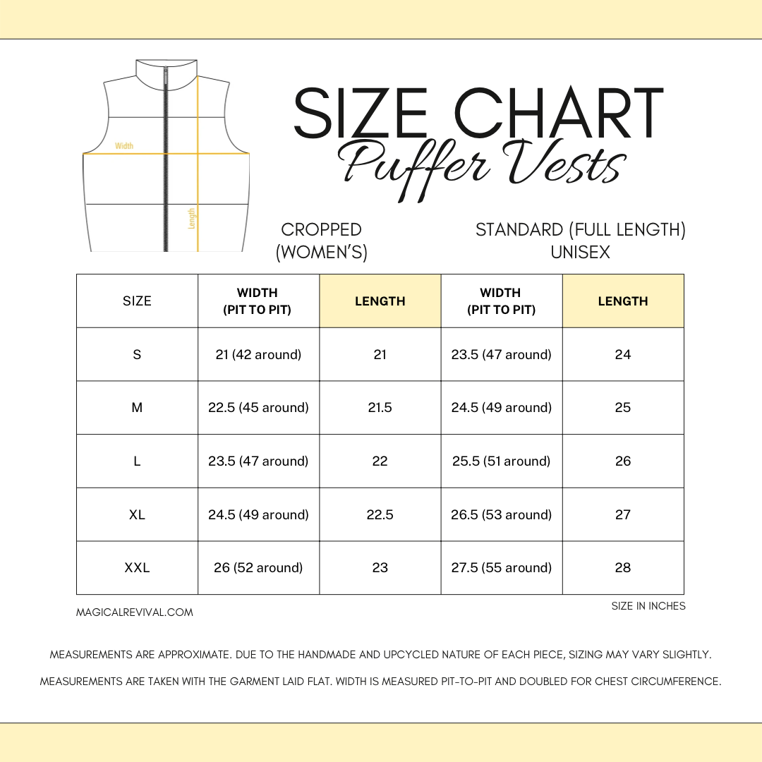 Lucky Towel Puffer Vest - Large