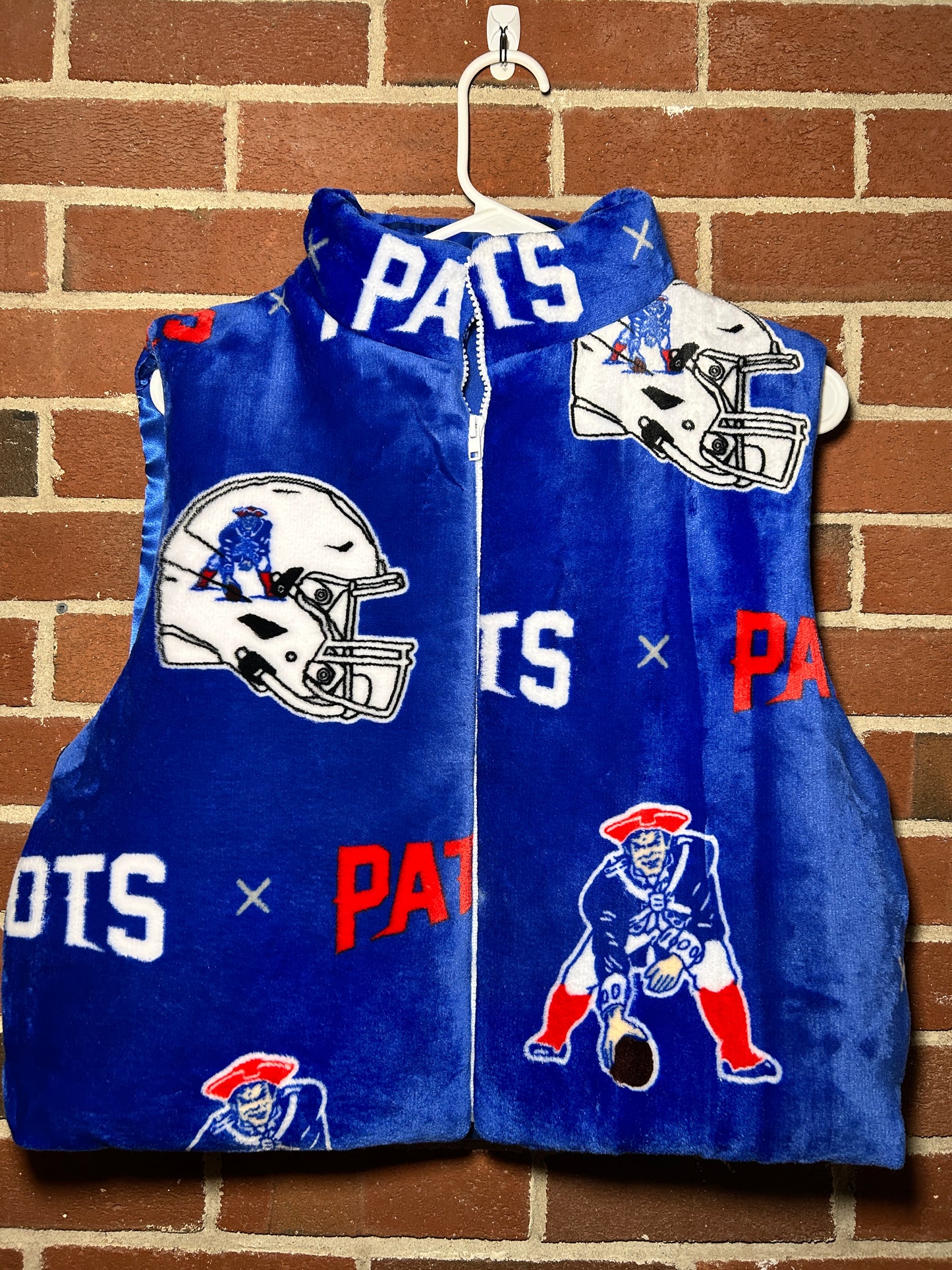 Patriots Blanket Puffer Vest - One-of-One