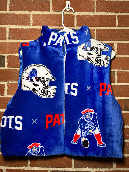 Patriots Blanket Puffer Vest - One-of-One