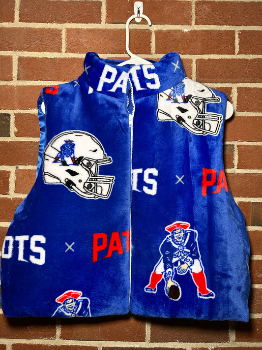 Patriots Blanket Puffer Vest - One-of-One