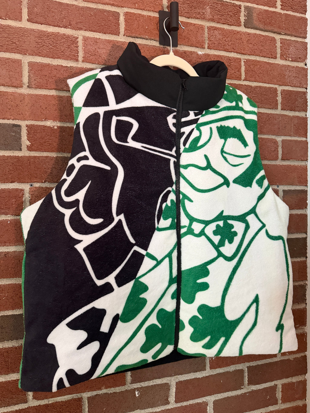 Lucky Towel Puffer Vest - Large