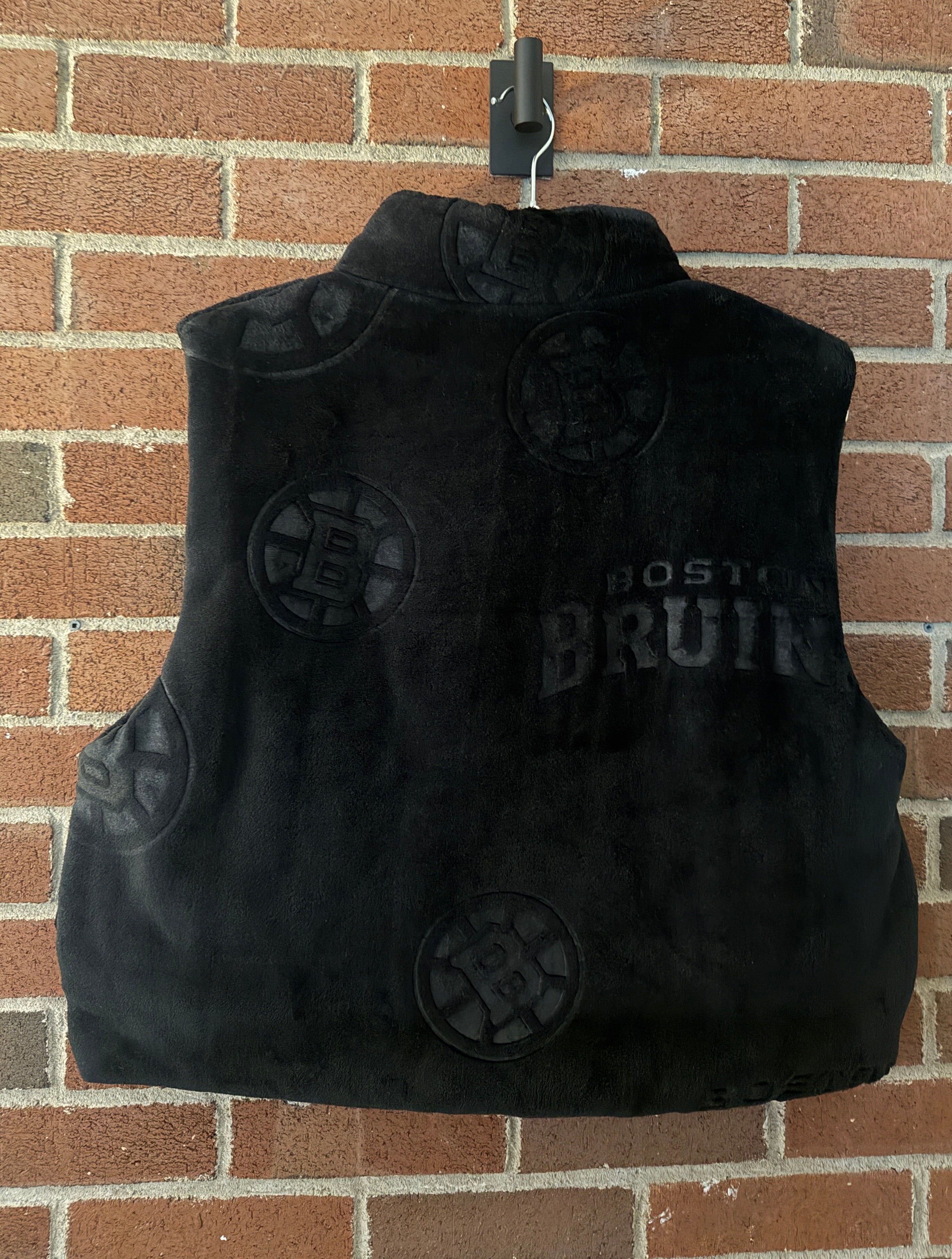 Bruins Blanket Puffer Vest - One-of-one