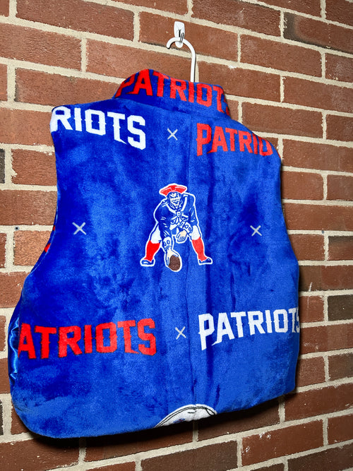 Patriots Blanket Puffer Vest - One-of-One