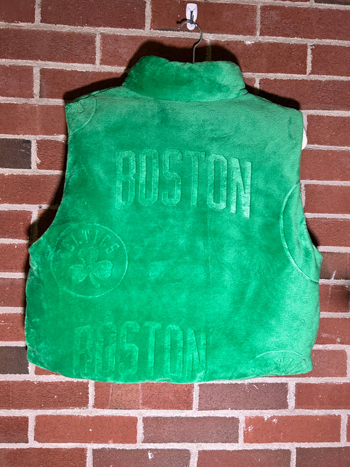 Celtics Blanket Puffer Vest - One-of-one