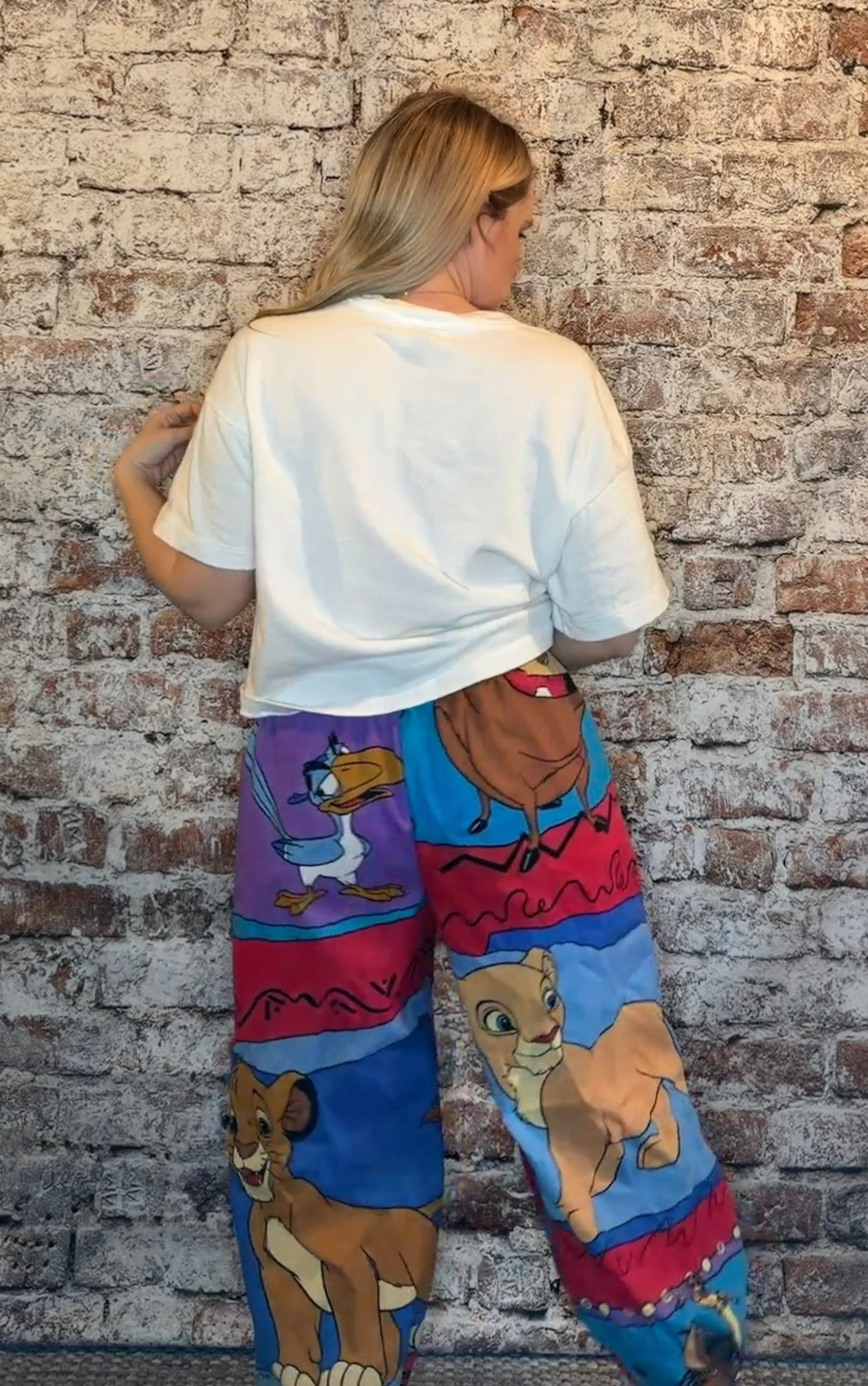 Custom Upcycled Lightweight Women’s Bedsheet Joggers