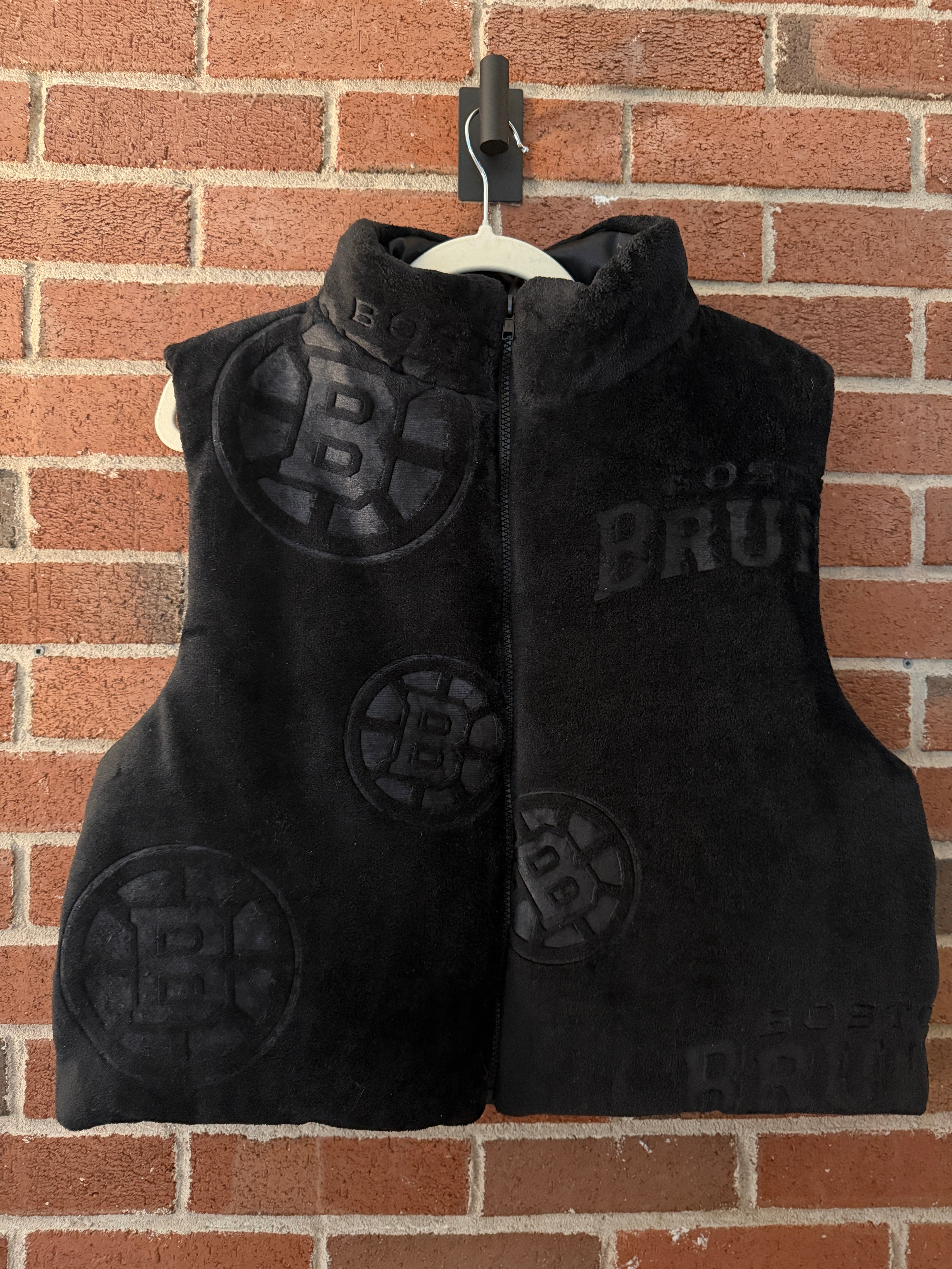 Bruins Blanket Puffer Vest - One-of-one