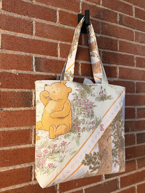 Hundred Acre Wood • Vintage Winnie the Pooh Quilted Tote Bag