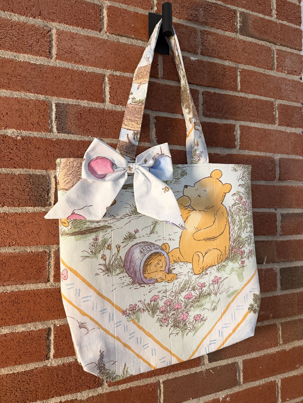 Hundred Acre Wood • Vintage Winnie the Pooh Quilted Tote Bag