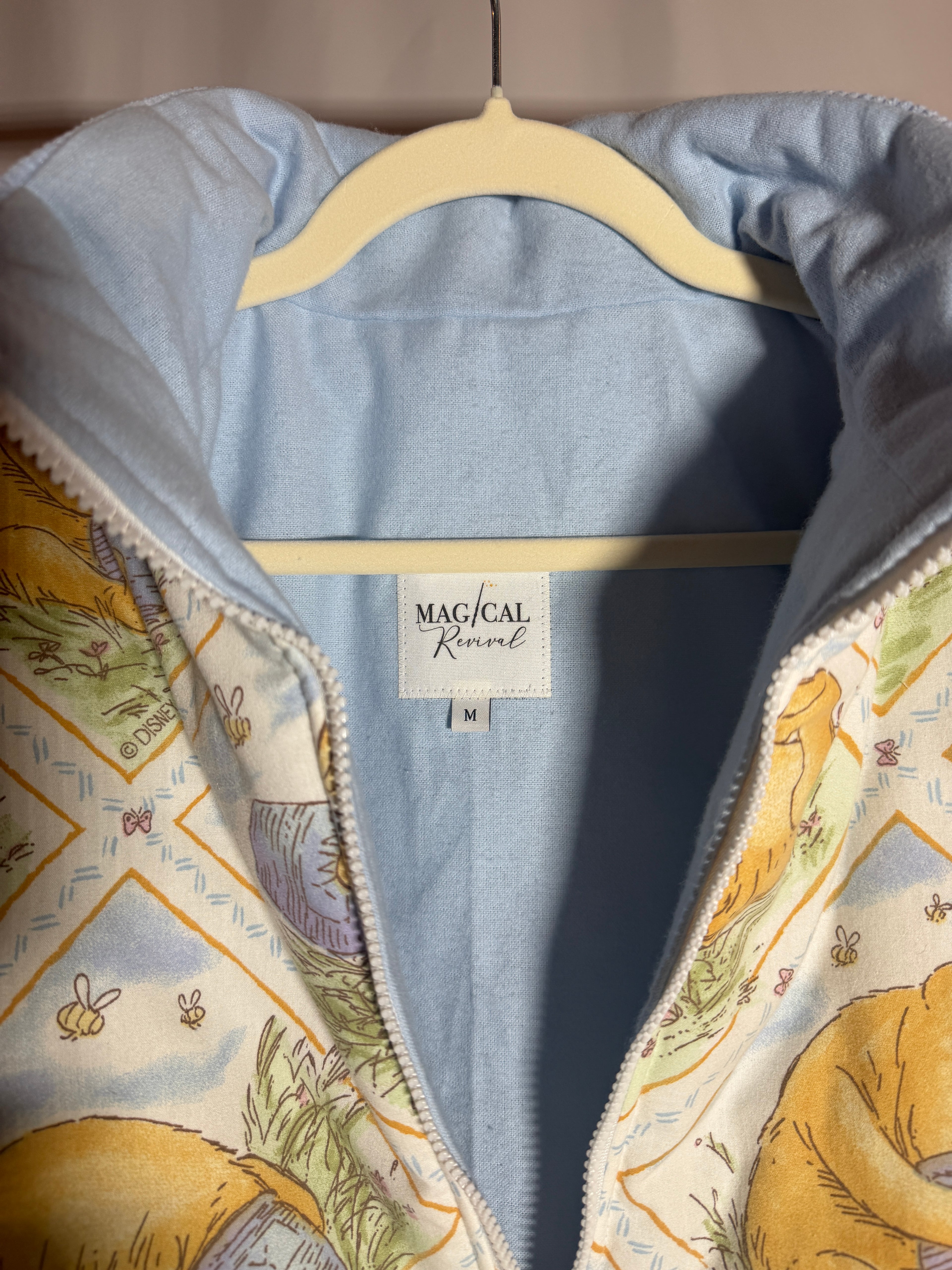 Time for Something Sweet • Vintage 1990s Winnie the Pooh Puffer Jacket