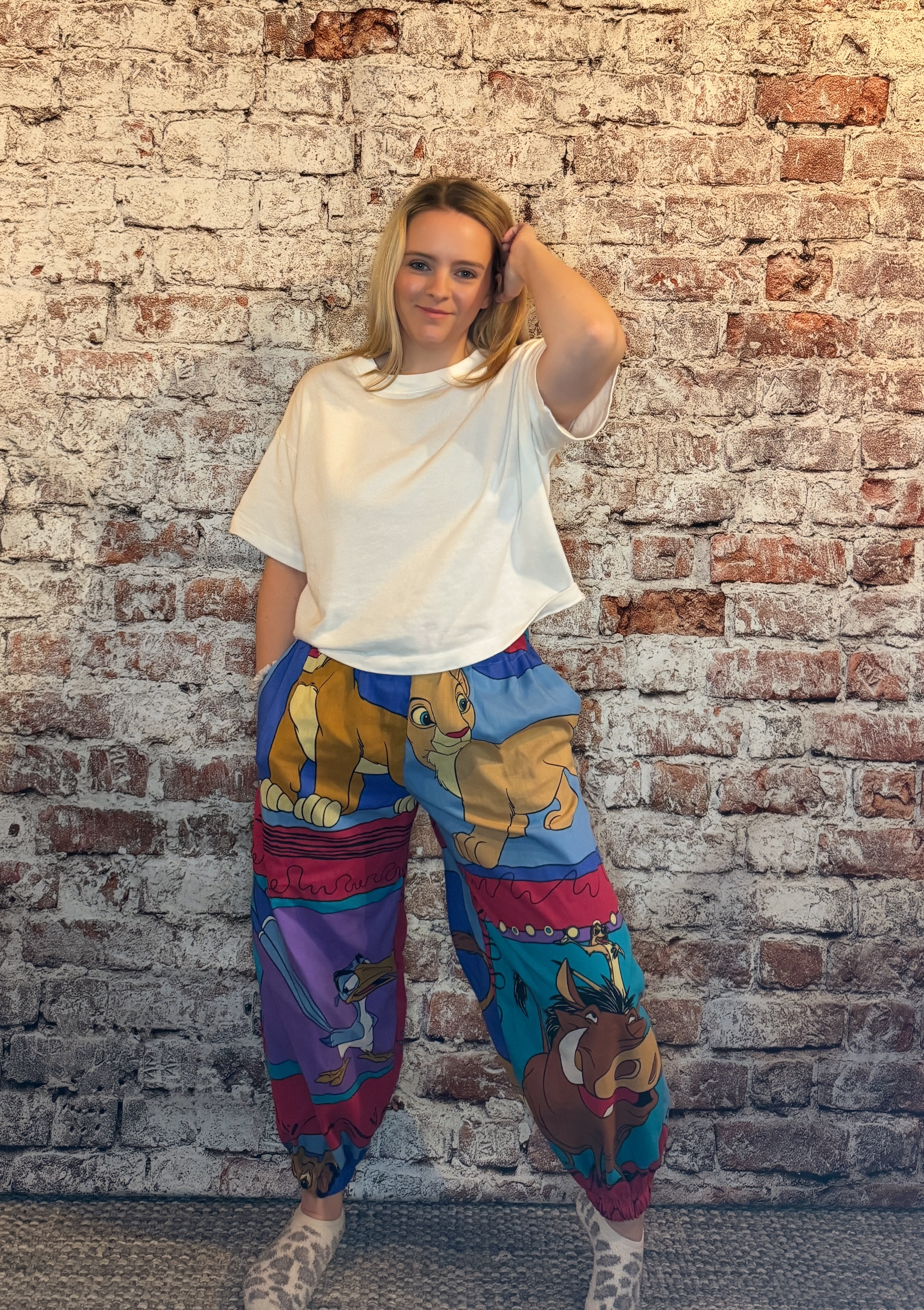 Custom Upcycled Lightweight Women’s Bedsheet Joggers